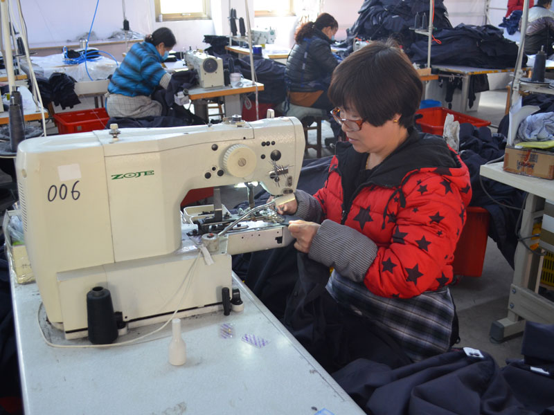 Shirts production site