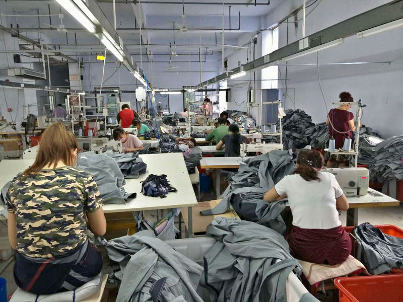 Shirts production site