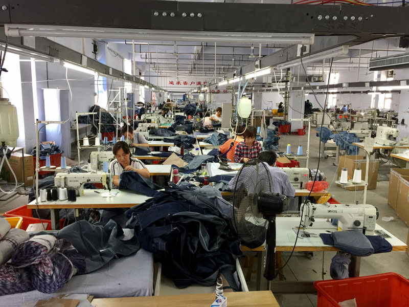Shirts production site
