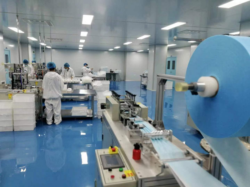 Production site of medical protective articles