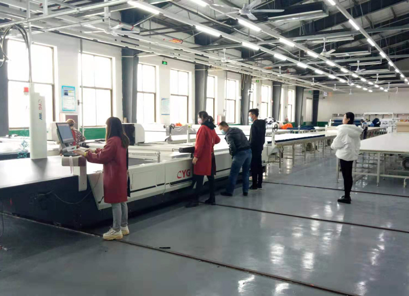 职业防护服生产现场